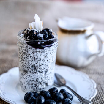 Chia and Blueberry Pudding